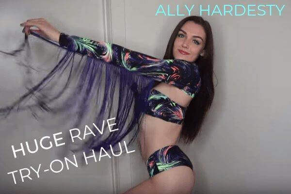 HUGE RAVE TRY-ON HAUL (My Outfits for EDC 2019, Paradiso & More!) - Ally Hardesty Rave Blog