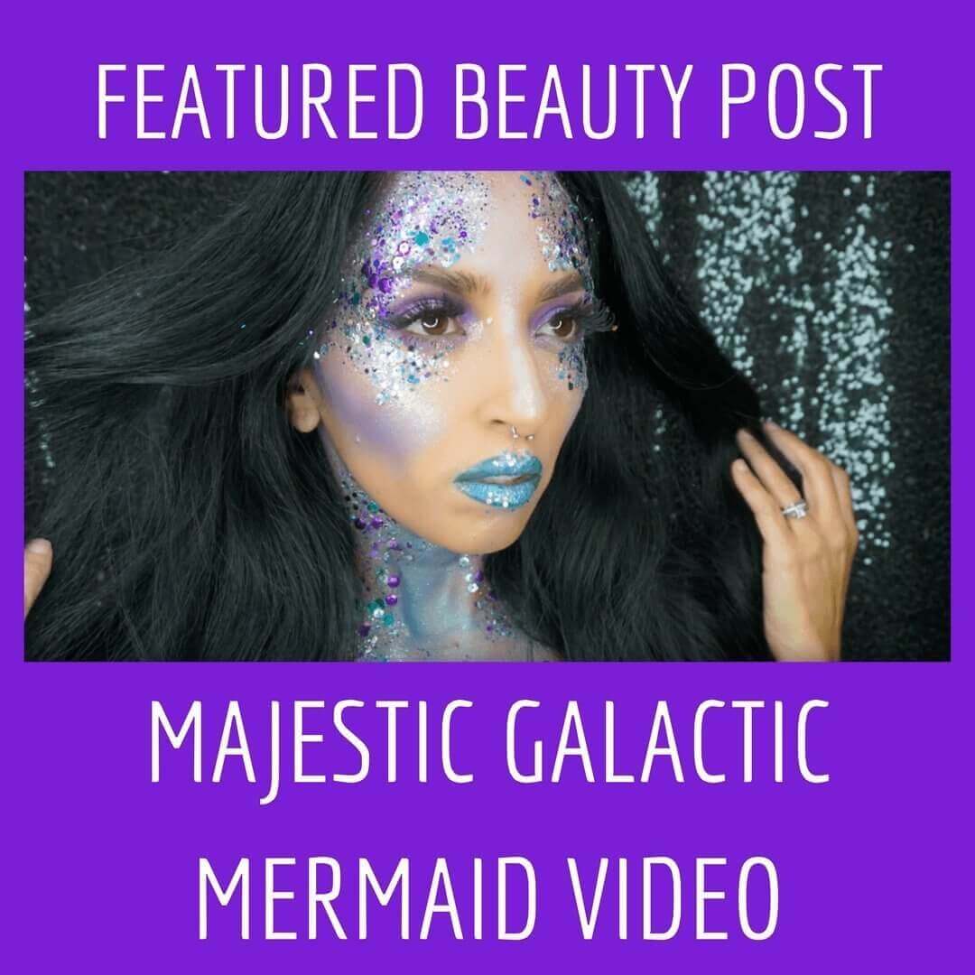 Majestic Mermaid Festival Glitter Look - HD Rave Blog