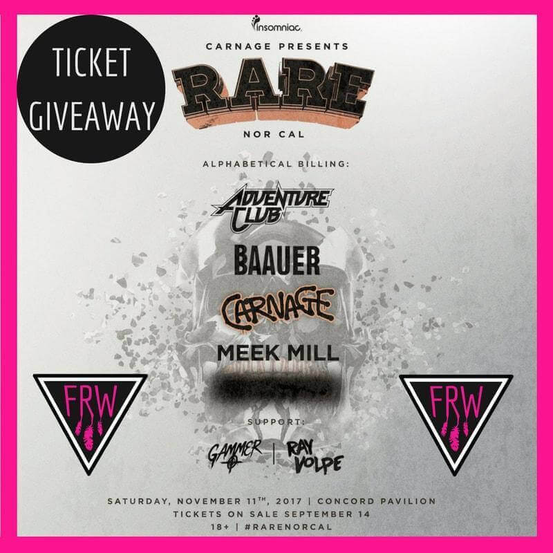 RARE NorCal Ticket Giveaway Rave Blog