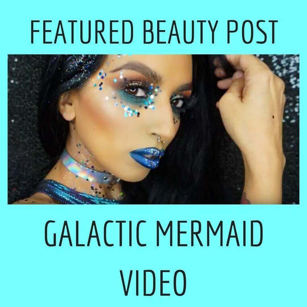 Galactic Glitter Mermaid Festival Look! Rave Blog