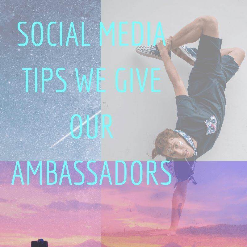 Social Media Posting Tips We Give Our Ambassadors Rave Blog