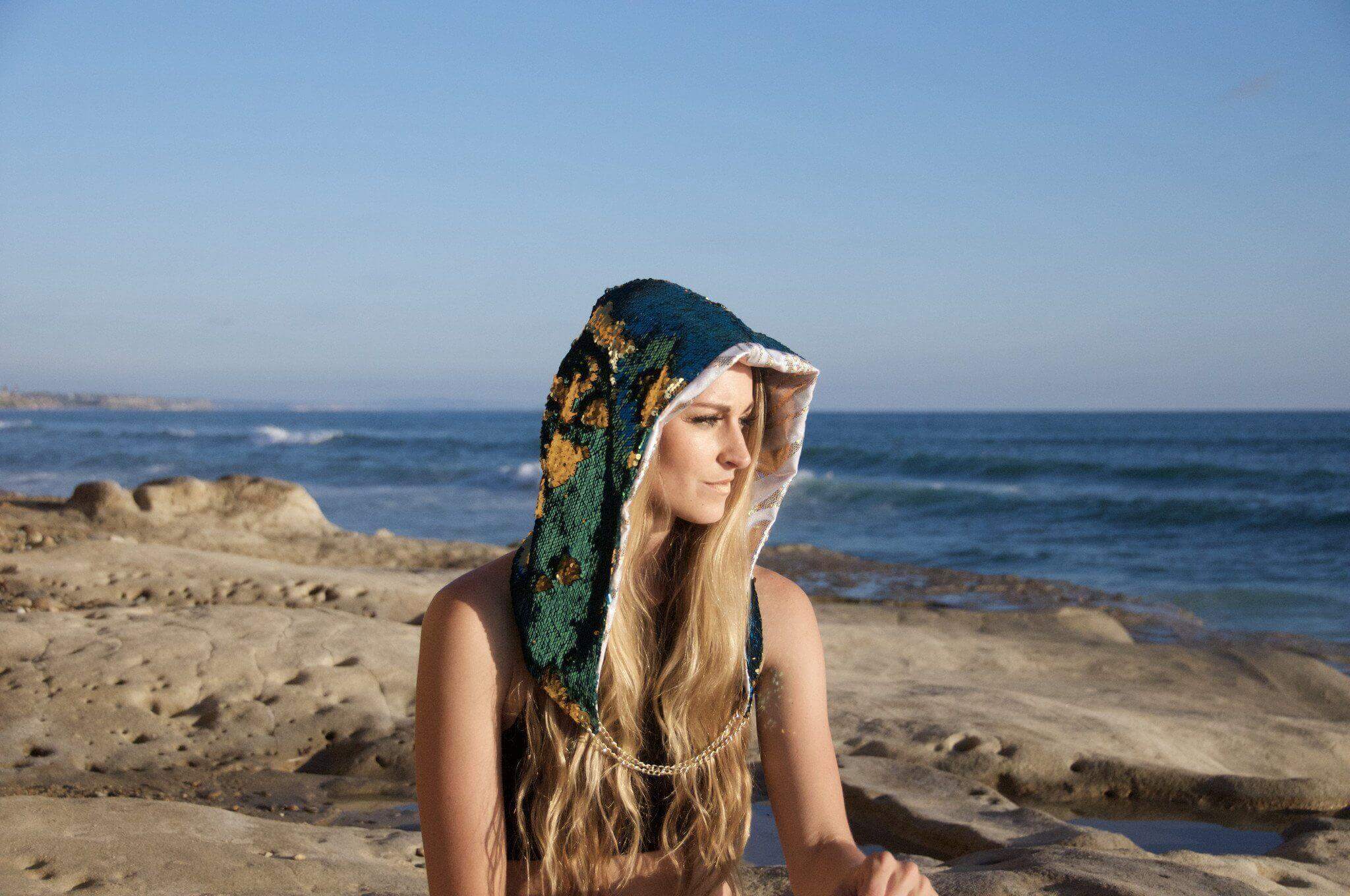 Raja Sequin Assassin Hood Giveaway! Rave Blog