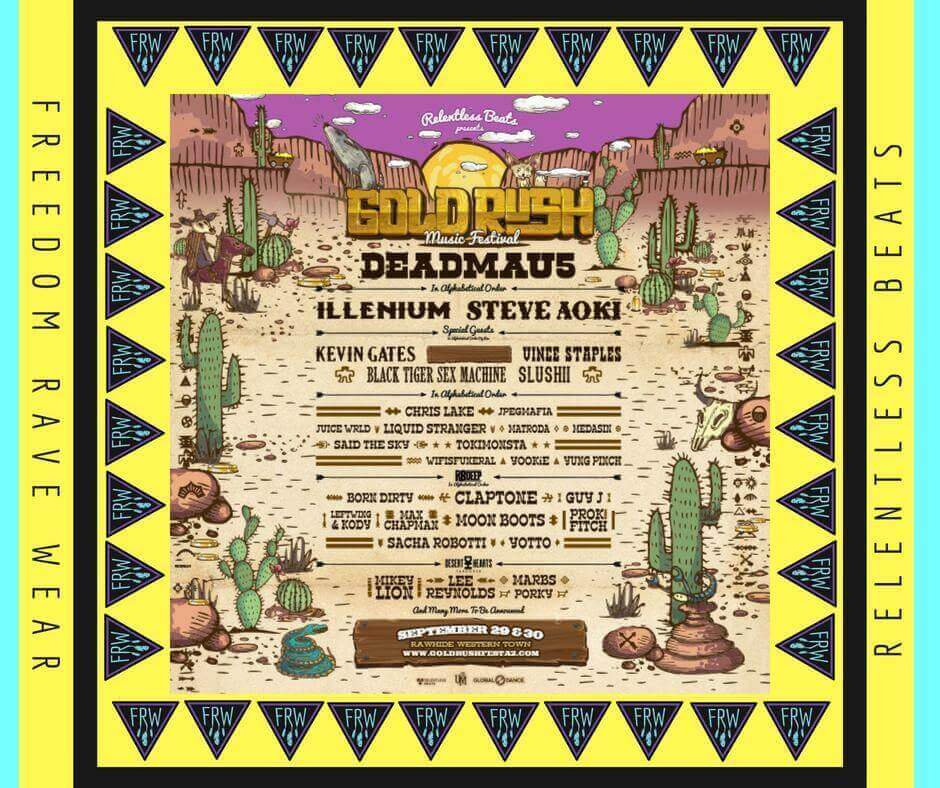 WIN 2 GA PASSES TO GOLDRUSH FESTIVAL AZ & a $250 FRW GIFT CARD! Rave Blog
