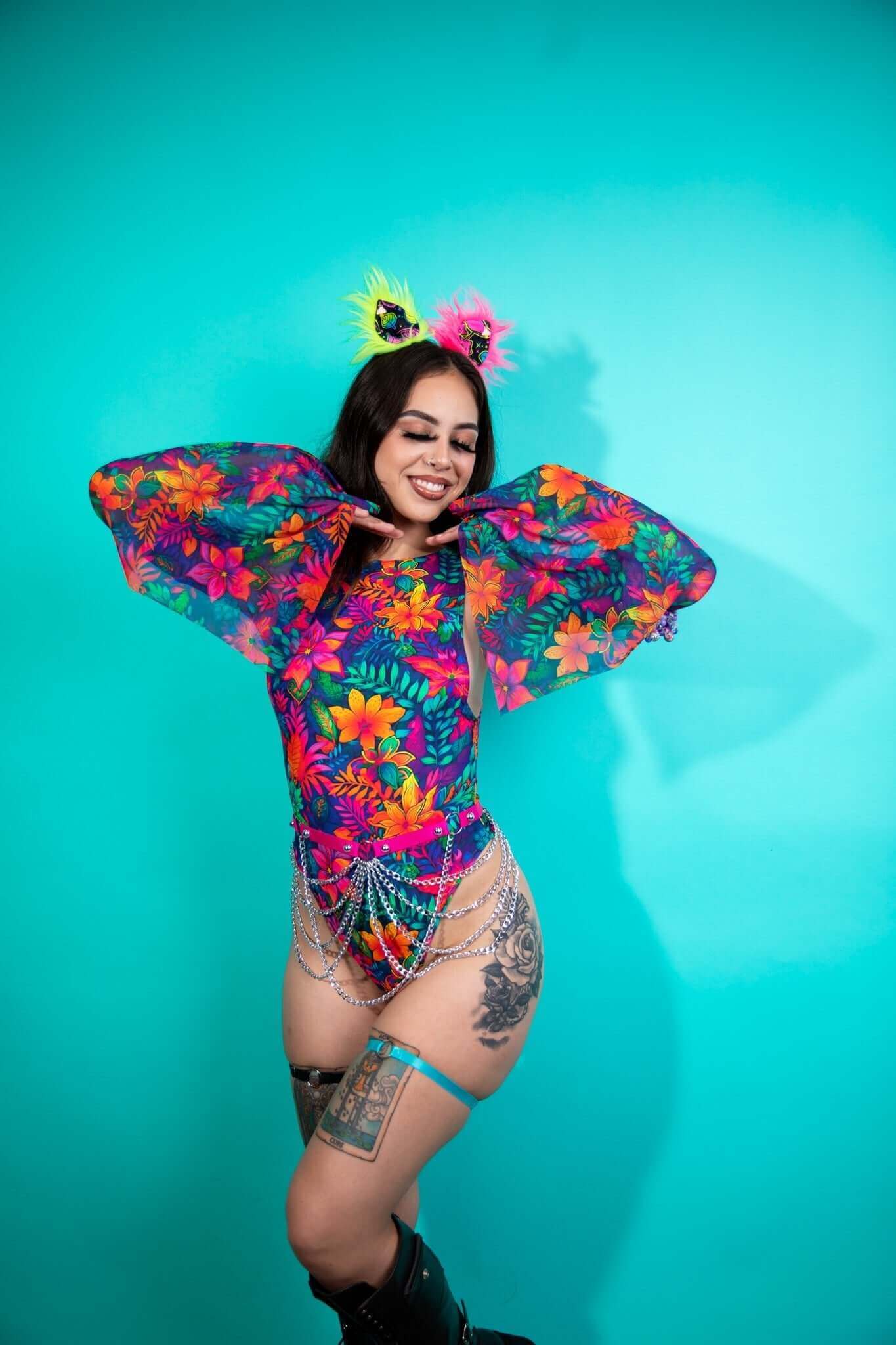 Style Inspo Series- Jungle Glow Rave Blog