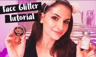 How To Apply Face Glitter (Tutorial) - Freedom Rave Wear