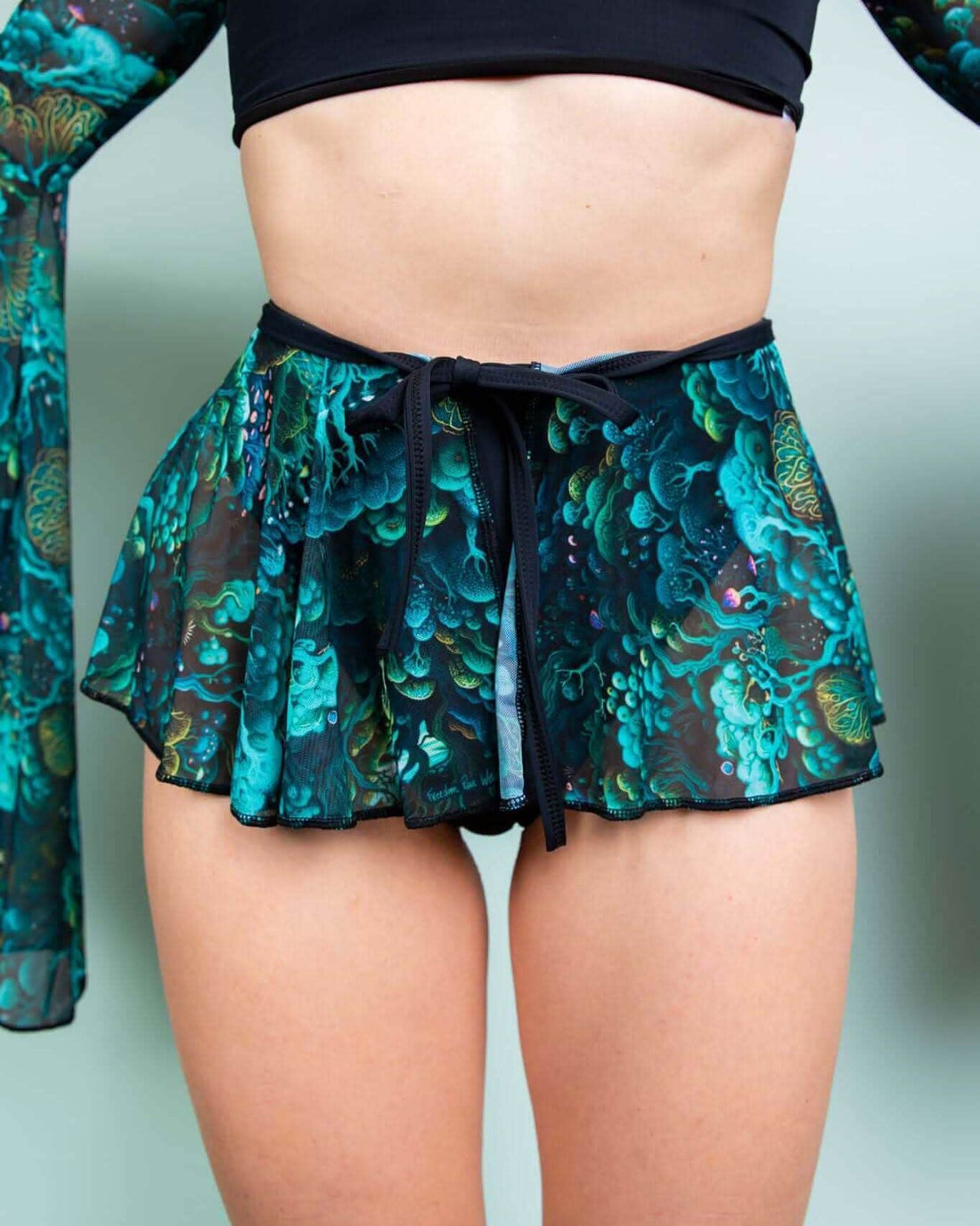 Faewood Mesh Swirl Skirt — How To Make the Most of Your Festival Wardrobe — Freedom Rave Wear