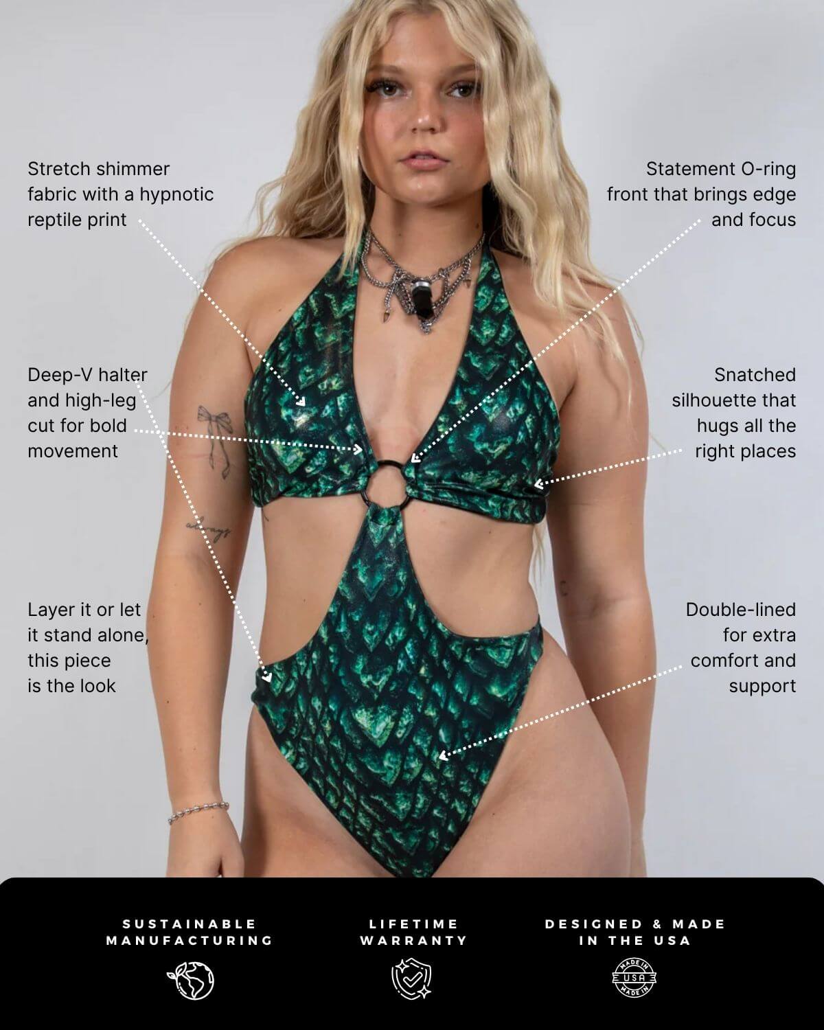 Predator O-Ring Bodysuit