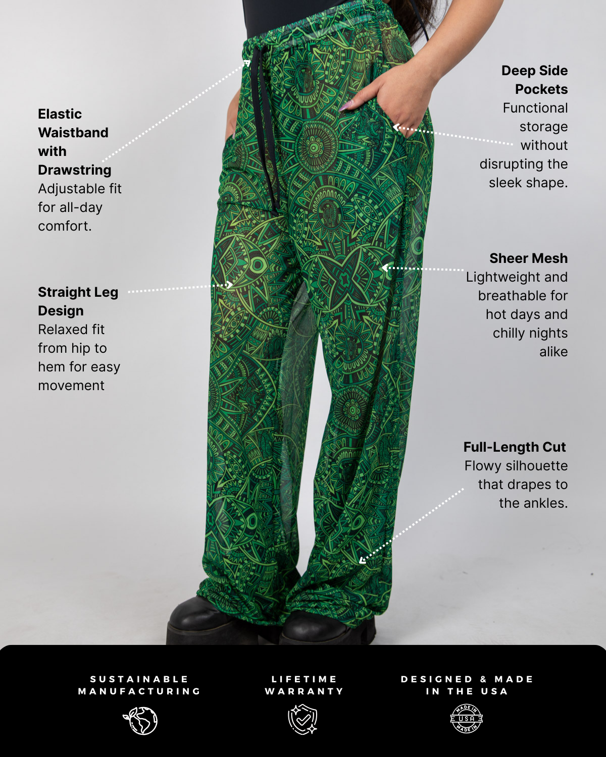 Dominion Mesh Lucy Pants