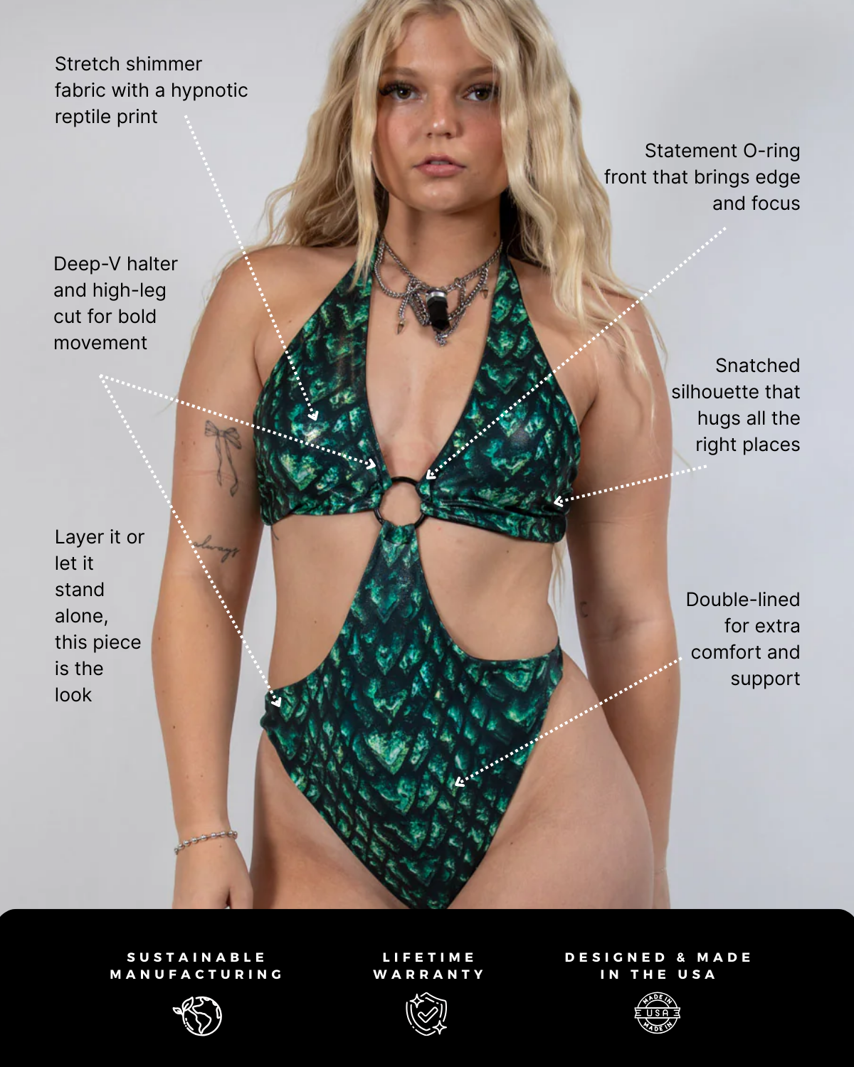 Predator O-Ring Bodysuit