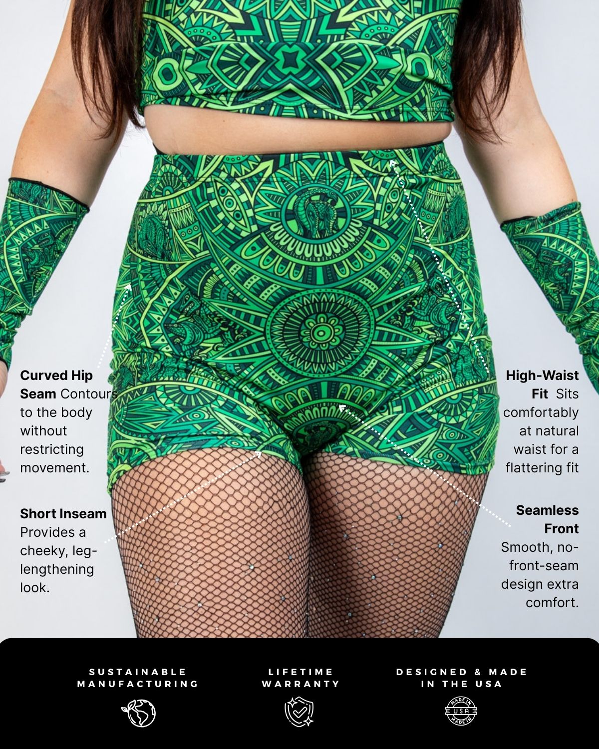 Dominion High Waist Shorts