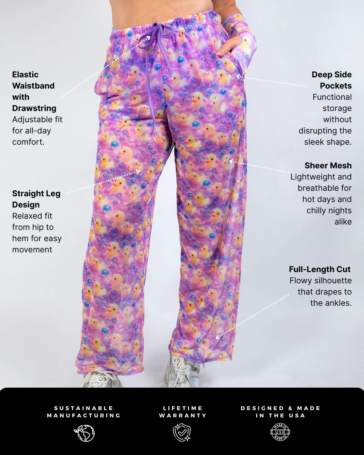 Duckies Mesh Lucy Pants