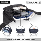 Fanny Pack (Solids) featuring 3-pocket design for organized storage, perfect for rave outfits.