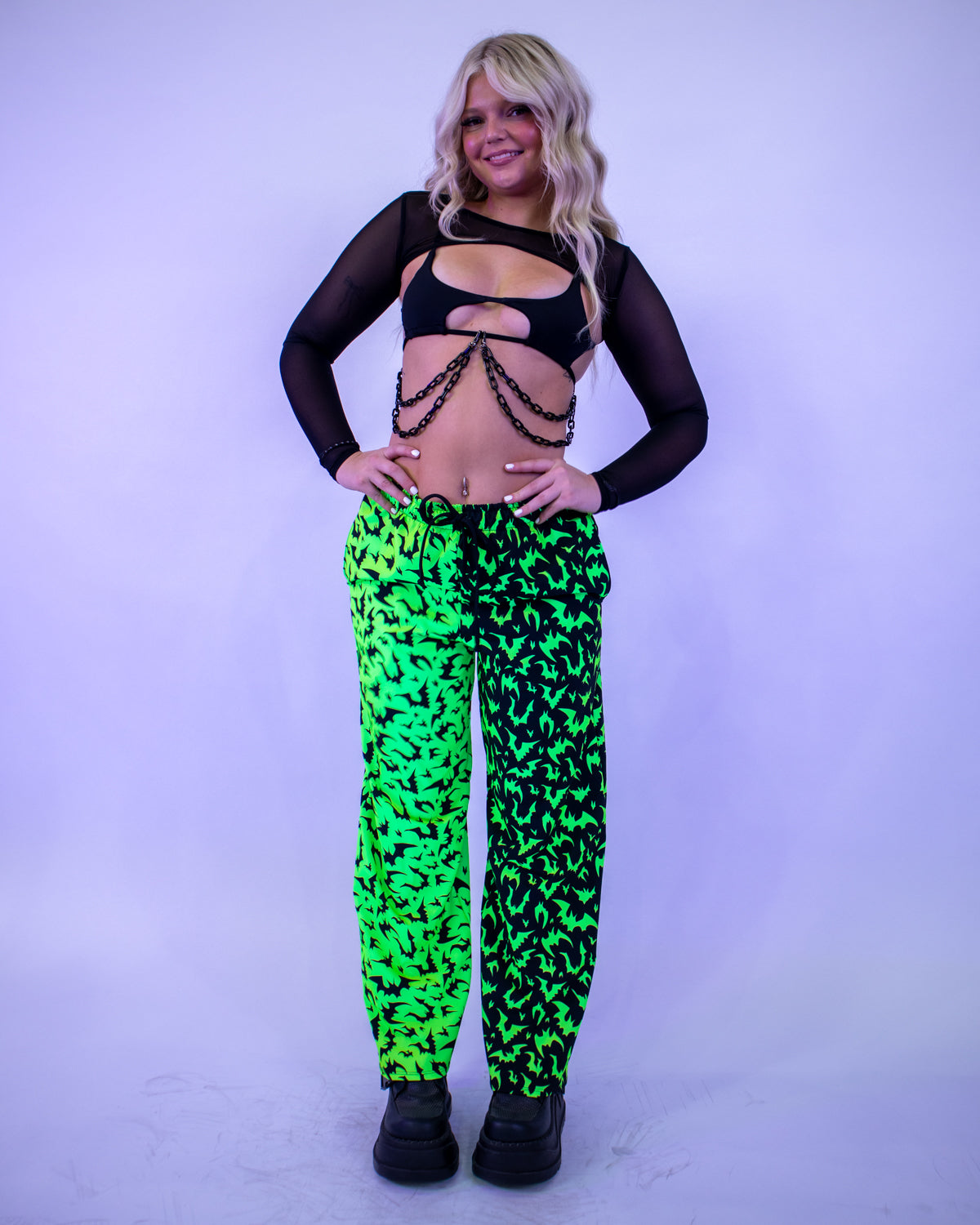 OG Batty 50/50 Lucy Pants - UV Green