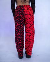 Red Batty 50/50 Lucy Pants - UV Red