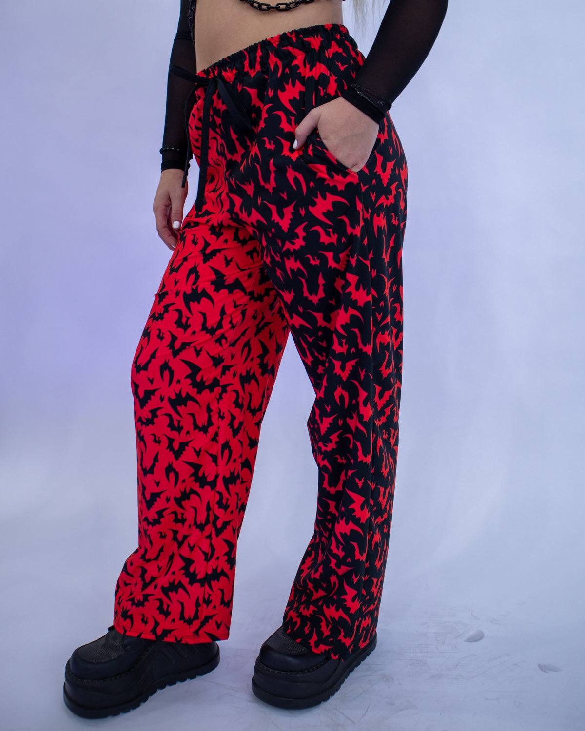 Red Batty 50/50 Lucy Pants - UV Red