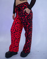Red Batty 50/50 Lucy Pants - UV Red
