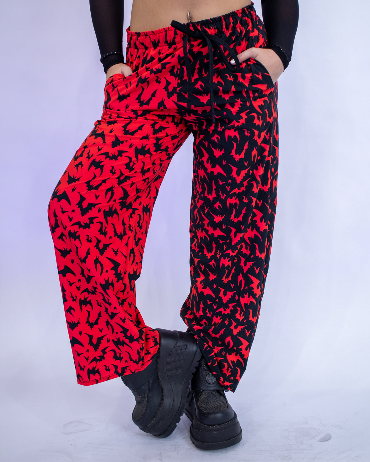 Red Batty 50/50 Lucy Pants - UV Red
