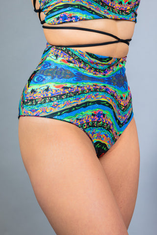 Chase Face Reversible High Waisted Bottoms