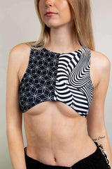 Duality Teaser Top Freedom Rave Wear Size: X-Small