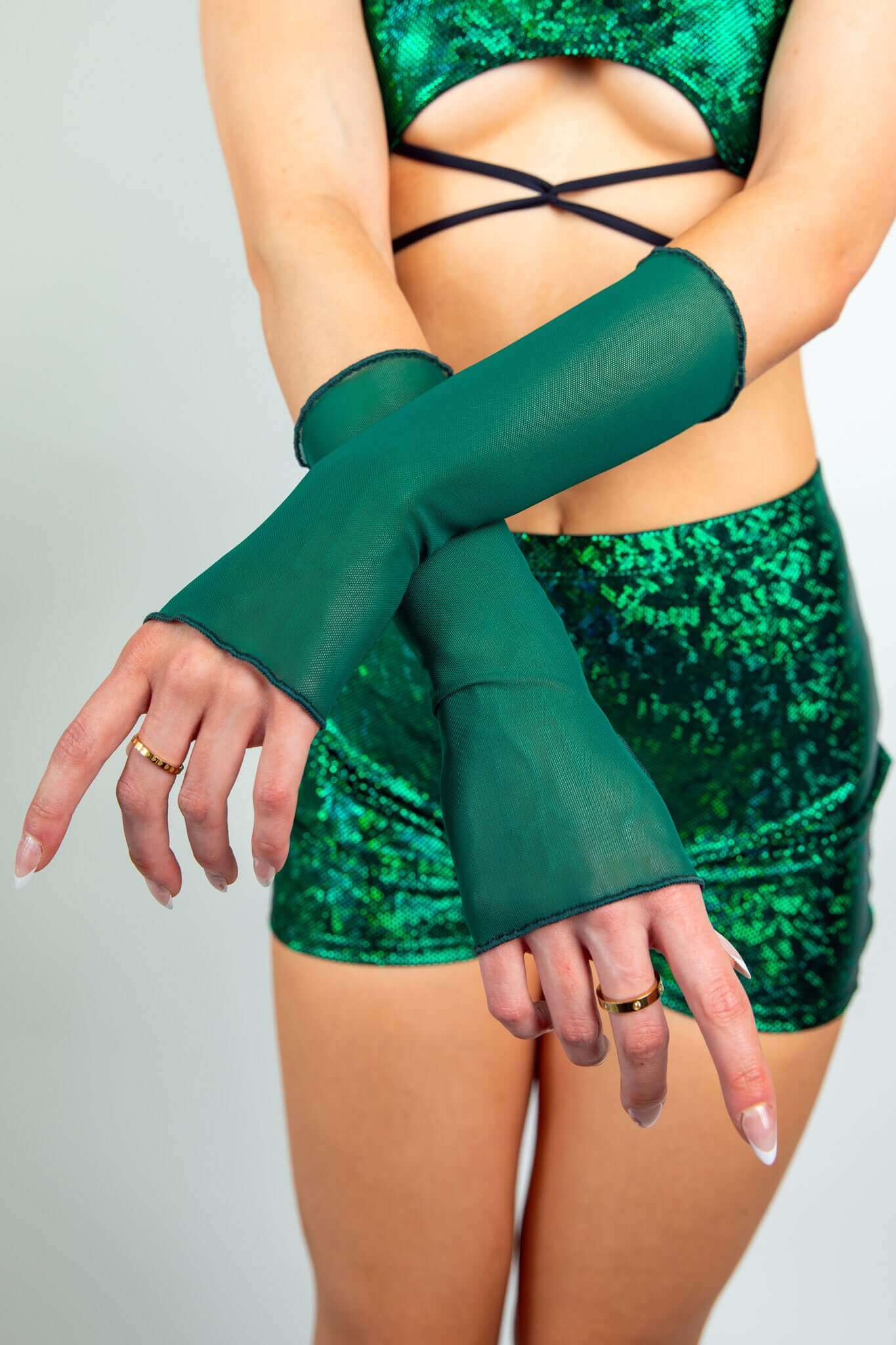 Emerald Mesh Gloves FRW New Size: Regular