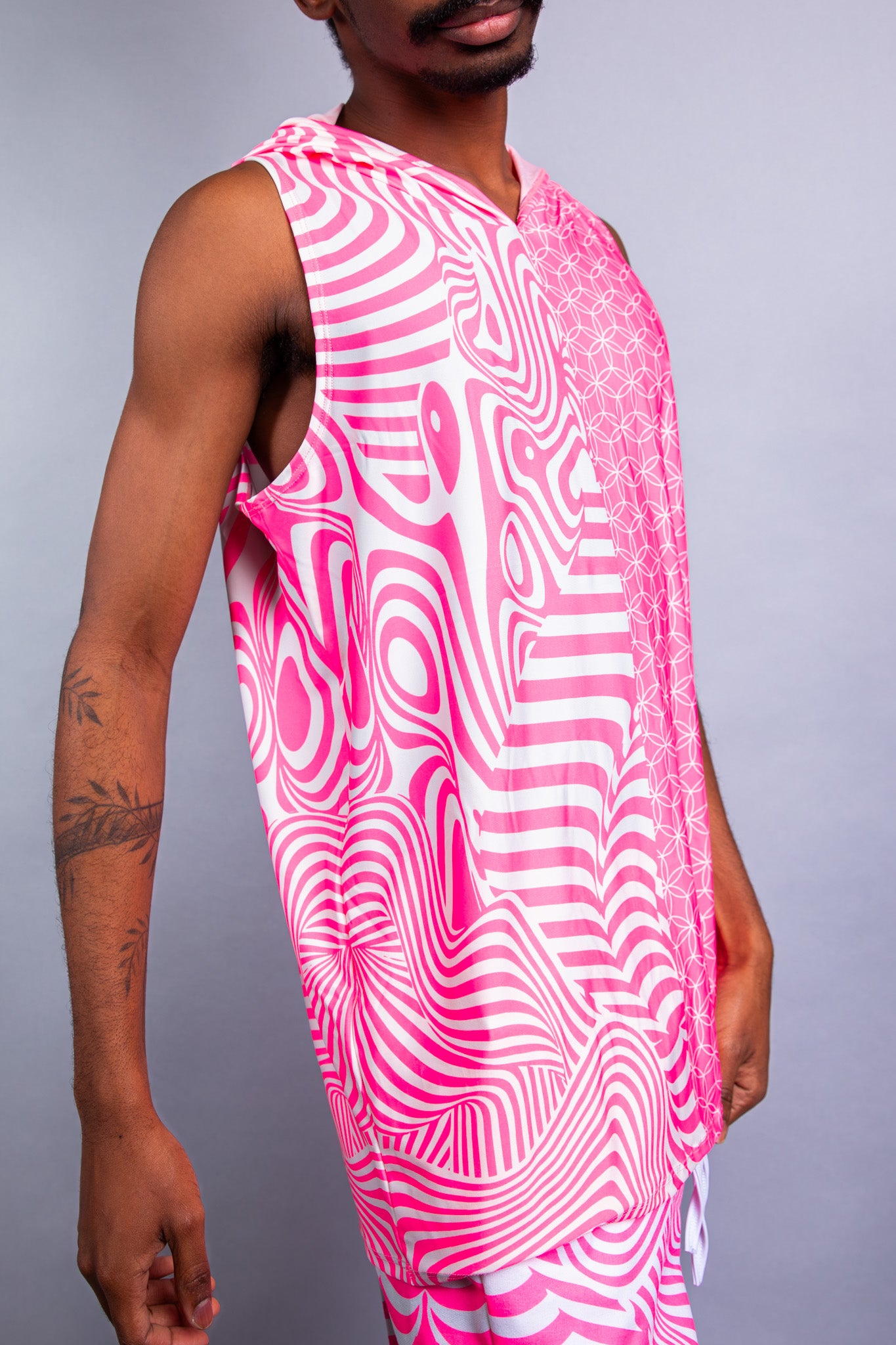 Electricity Unisex Hooded Tank Top