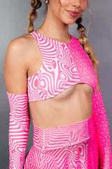 Electricity Teaser Top Freedom Rave Wear Size: X-Small