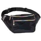 Stylish Rave Fanny Pack with multiple zippered pockets, perfect for festivals and travel.