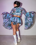 Gossamer Mesh Bell Sleeves - rave sleeve - styling view 5 - festival fashion