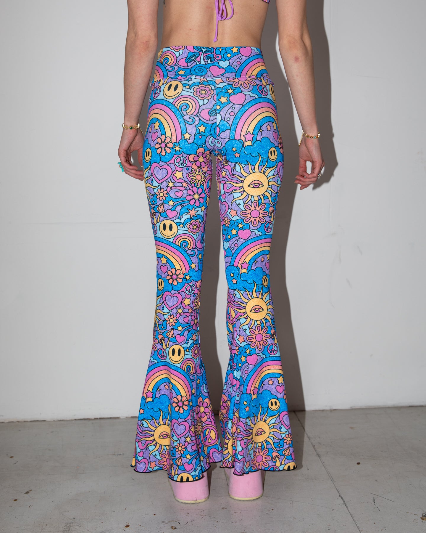 Groovy Bell Bottoms - rave bottom - styling view 5 - festival fashion
