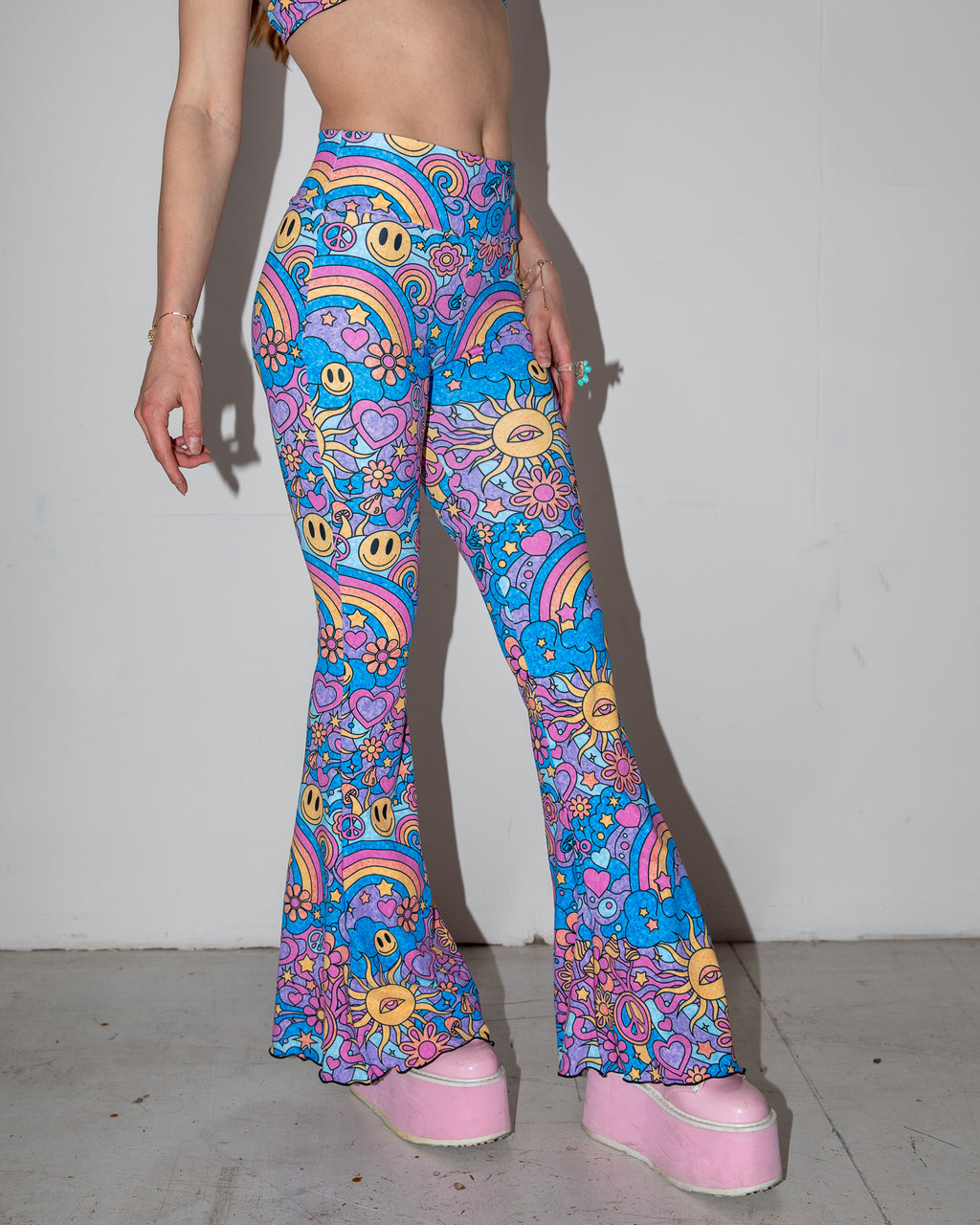 Groovy Bell Bottoms - rave bottom - styling view 6 - festival fashion