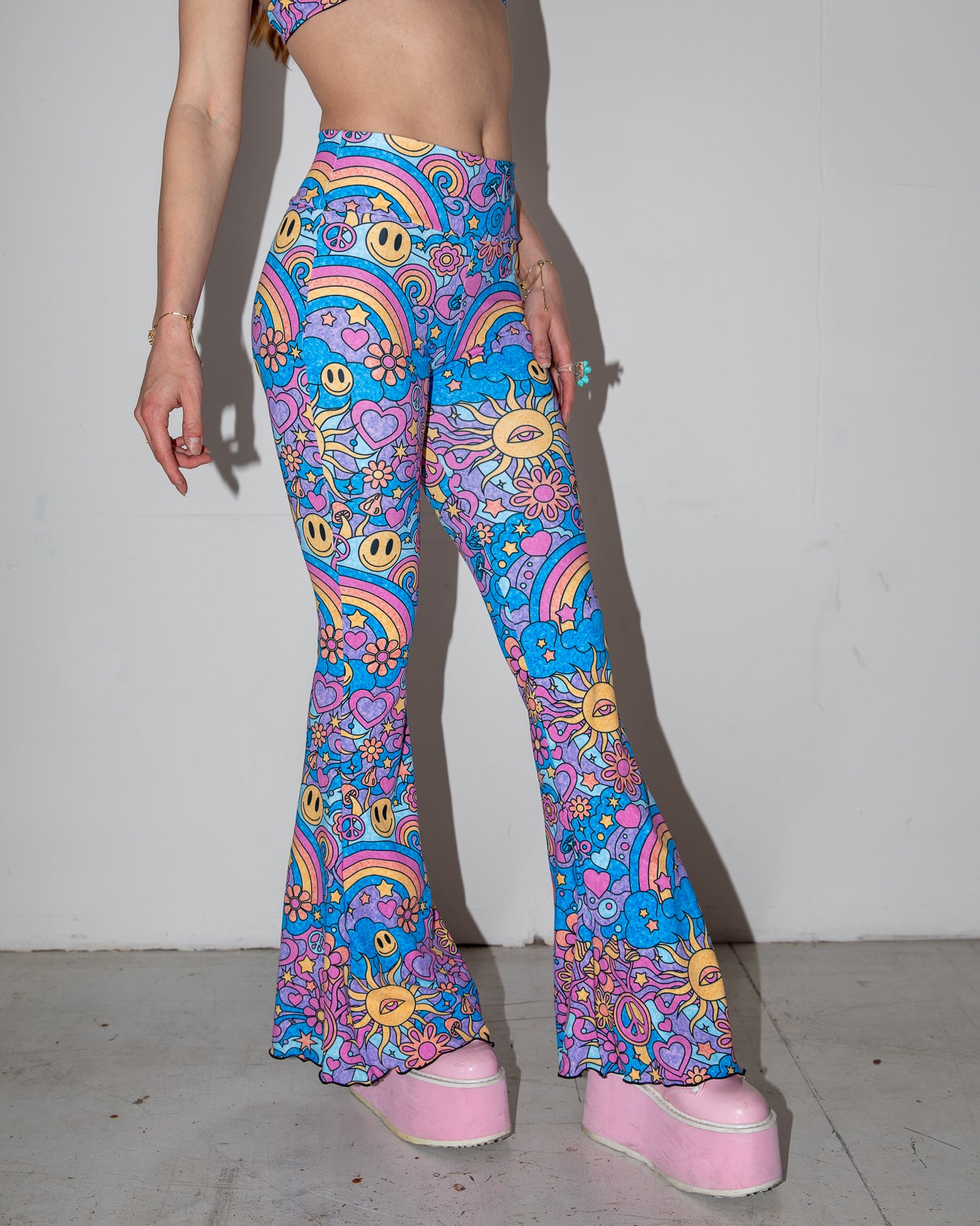 Groovy Bell Bottoms - rave bottom - styling view 6 - festival fashion