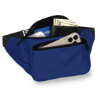 Fanny Pack (Solids) featuring spacious pockets for cash, phone, and cards, ideal for rave outfits and everyday use.