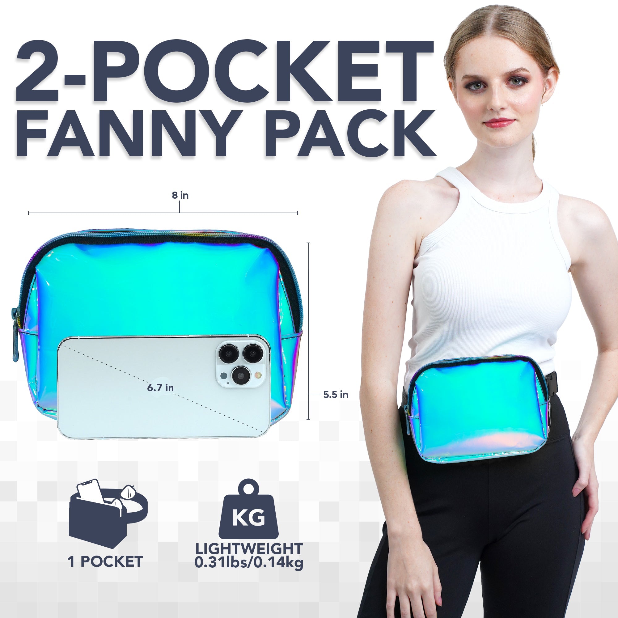 Fanny Pack (1 Pocket) stylish and versatile crossbody bag for women with durable construction and sleek design.