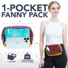 Fanny Pack (1 Pocket) stylish crossbody bag for women, perfect for rave outfits and durable construction.