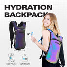 Hydration Pack Backpack (Small) featuring a lightweight design with adjustable straps and a side pocket for ultimate comfort.