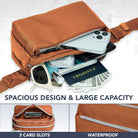 Fanny Pack (3 Pocket) with spacious design, large capacity, 3 card slots, and waterproof material for stylish everyday use.