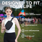Fanny Pack (1 Pocket) designed to fit your life with waterproof exterior and comfortable fit for rave outfits.