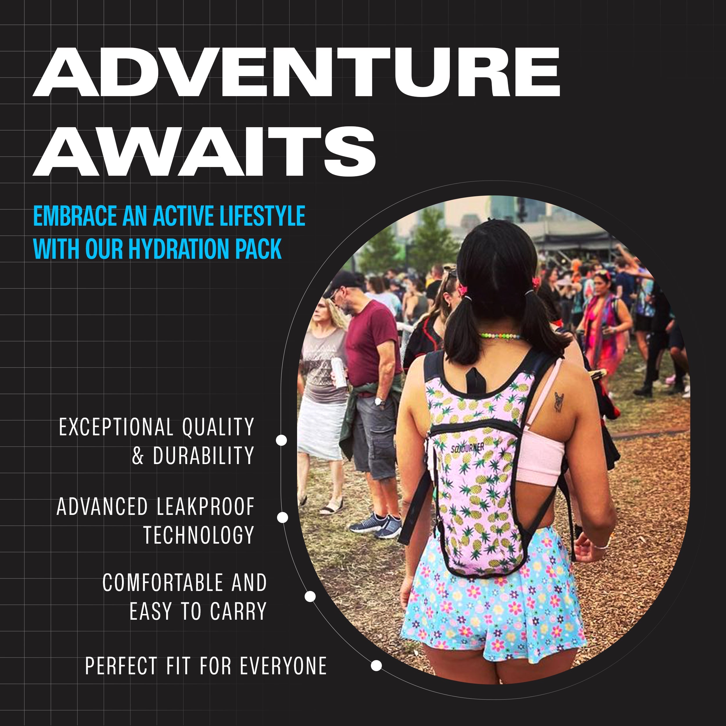Hydration Pack Backpack (Small) with exceptional quality and advanced leakproof technology for outdoor adventures.