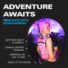 Adventure awaits with the Hydration Pack Backpack (Small), perfect for active lifestyles and Rave Outfits.
