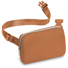 Fanny Pack (1 Pocket) in orange, durable design perfect for rave outfits, featuring adjustable strap and premium zippers.