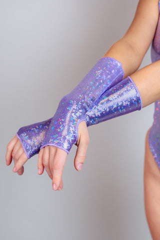 Lavender Holo Gloves