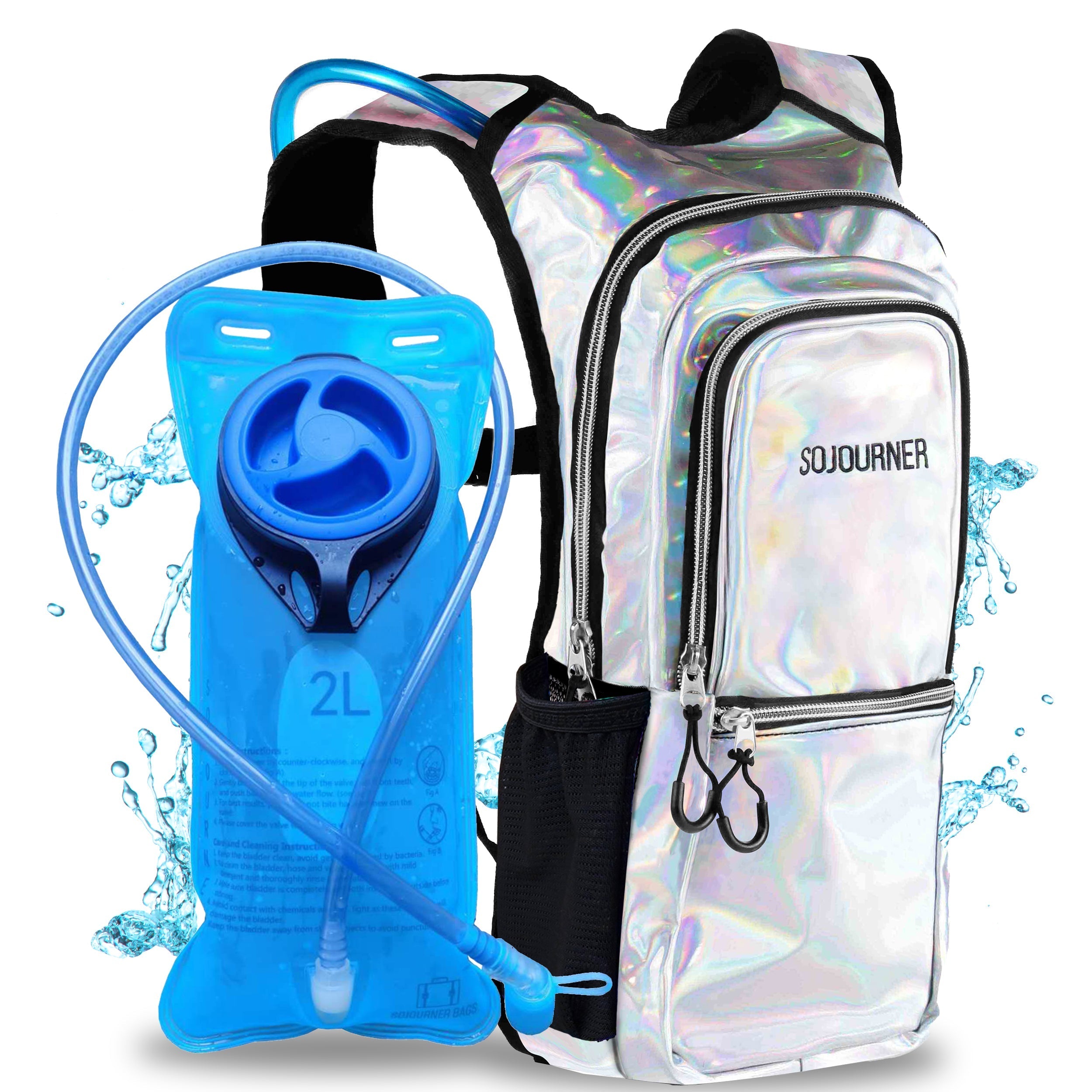 Hydration Pack Backpack (Medium) featuring a 2L bladder and comfortable straps for easy adjustments and leak-proof design.