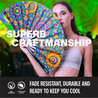 Festival Fans with vibrant design, perfect for raves and parties, showcasing superb craftsmanship and durability.