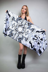 Mechanoid Reversible Festival Scarf Freedom Rave Wear Size: One Size