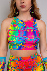 PRIDE. Crop Top FRW New Size: Small