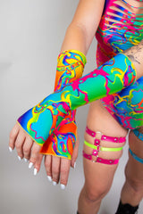 PRIDE. Gloves Freedom Rave Wear Size: Regular