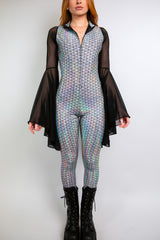 Prism Bell Sleeve Catsuit FRW New Size: Small