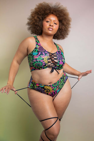 PsyBloom Strappy High Waisted Thong