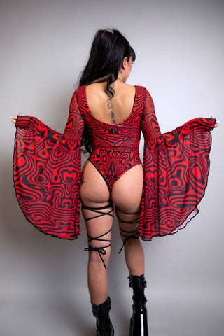 Red Void Goddess Bodysuit