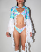 Retro Bloom Nymph Sleeves - rave sleeve - styling view 6 - festival fashion